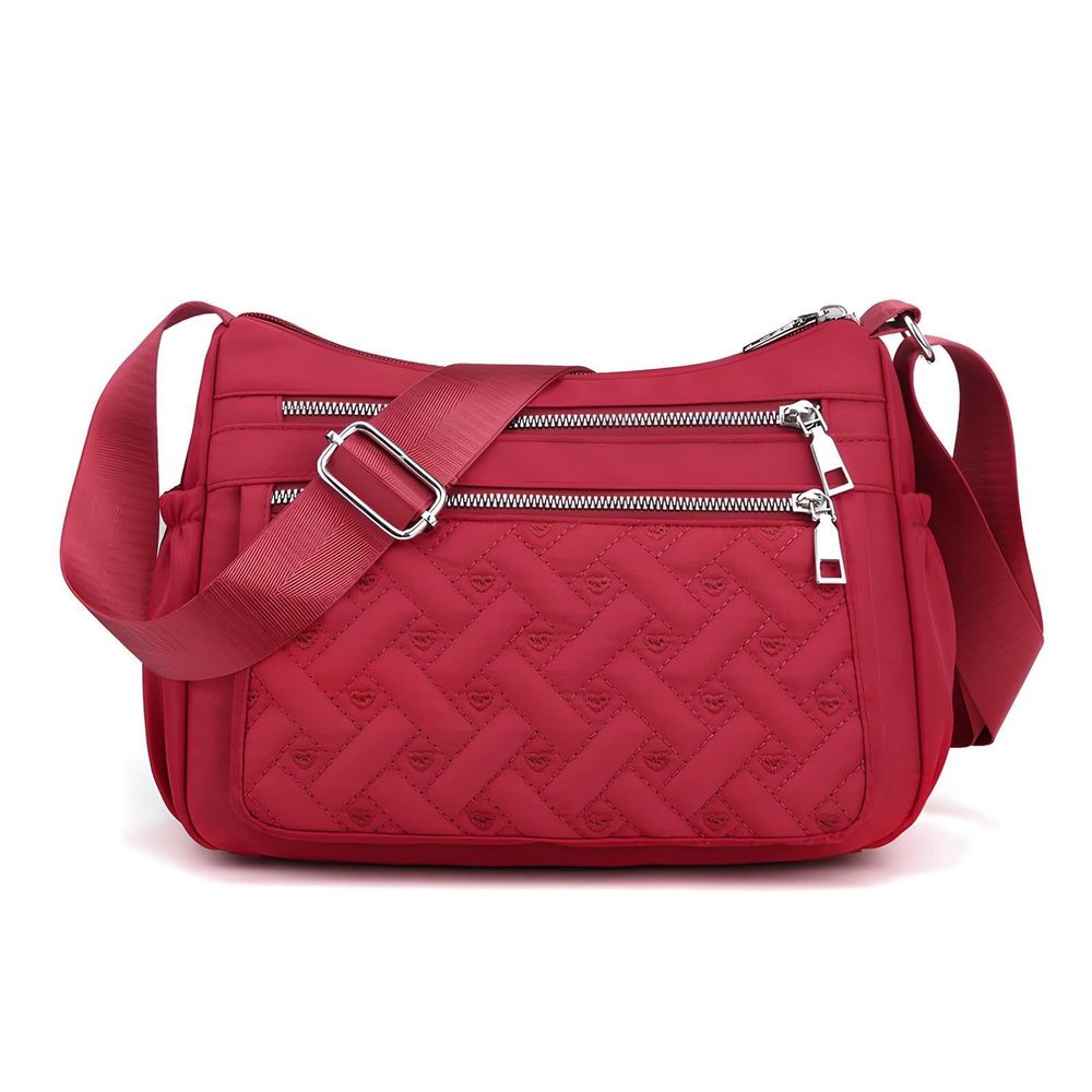 Multi-Pocket Crossbody Bag Trendy Waterproof Messenger Bag Casual :o)